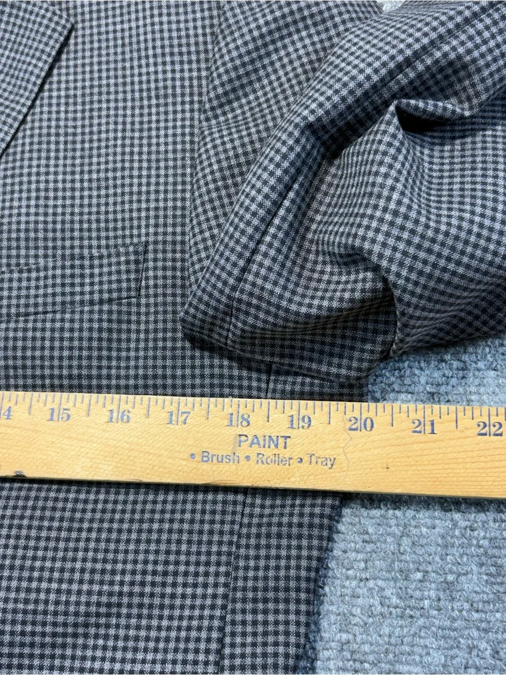 HUGO BOSS The James Sport Coat Jacket Men's 38R Brown-Gray Check Lightweight